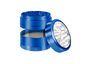 Aluminum Herb Grinder with Extra-Large Window - Blue