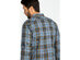 Levi's Men's Crance Plaid Flannel Shirt Blue Size Large