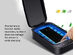 SaniCharge Phone UV Sanitizer (Black/3-Pack)