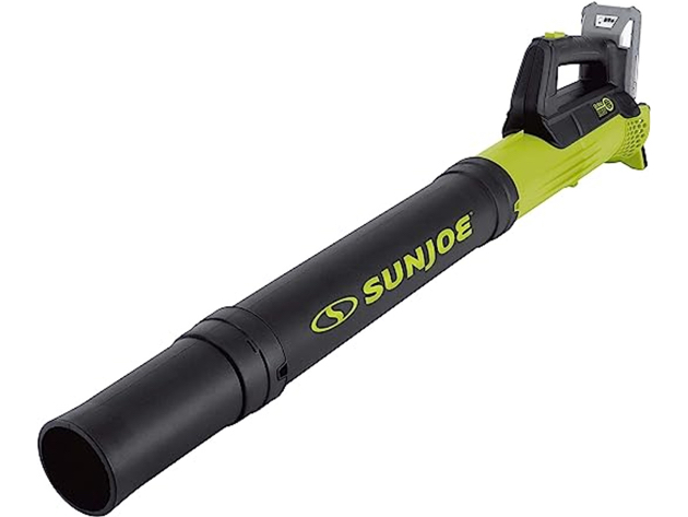 Sun Joe 24-Volt iON+ Cordless Compact Turbine Jet Blower with 2.0Ah Battery & Charger (New - Open Box)
