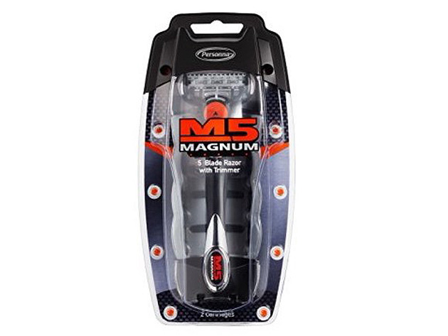 M5 Magnum Razor M5 Magnum Razor with Trimmer, 2 Refill Blades, & Travel Case | StackSocial
