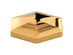 FlipNetik: Kinetic Desk Toy (Gold/Hexagon & Square)