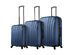 Mia Toro M1215 3-Piece Luggage (Blue)