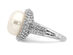 Freshwater Cultured 11-12mm Pearl Ring in Sterling Silver 