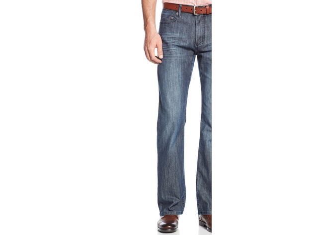 Alfani Men's Boot-Cut Kellen Jeans Blue Size 36X30