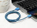 10-Ft Cloth MFi-Certified Lightning Cable: 2-Pack (Blue)