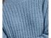 Crave Fame Juniors' Ribbed Cropped Sweater Blue Size Extra Large