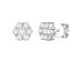 Essentials 1CT Lab-Grown Diamond Cluster Earrings in 10K White Gold