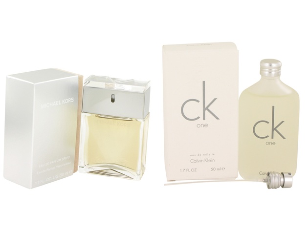 Gift set  MICHAEL KORS by Michael Kors Eau De Parfum Spray 1.7 oz And  CK ONE EDT Pour/Spray (Unisex) 1.7 oz