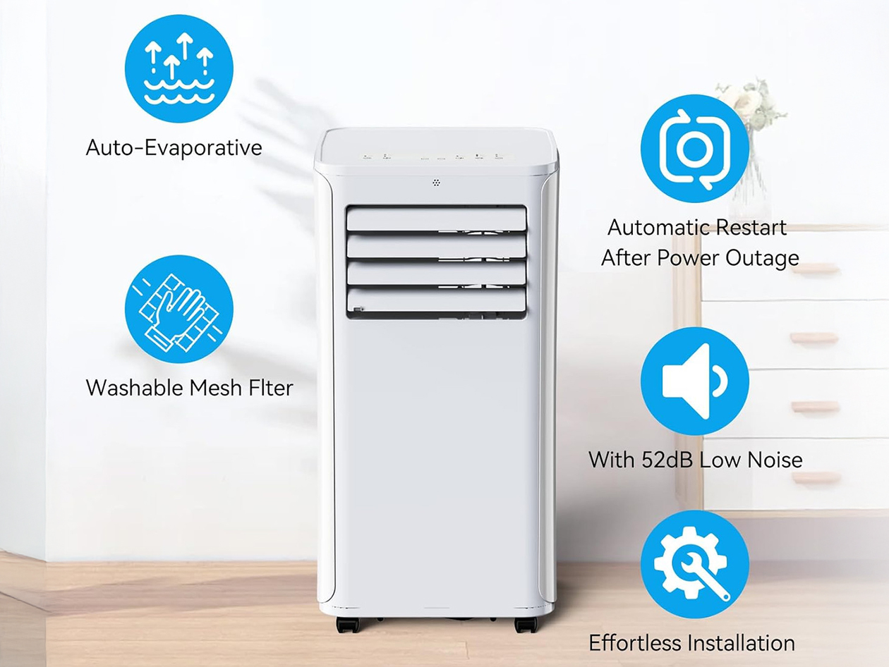 Coolblus 12000 BTU Portable Air Conditioner with Remote (Open Box)