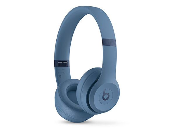 Beats Solo 4 On-Ear Headphones - Slate Blue (Open Box) | Joyus