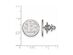 14k White Gold NHL Boston Bruins Disc Lapel or Tie Pin