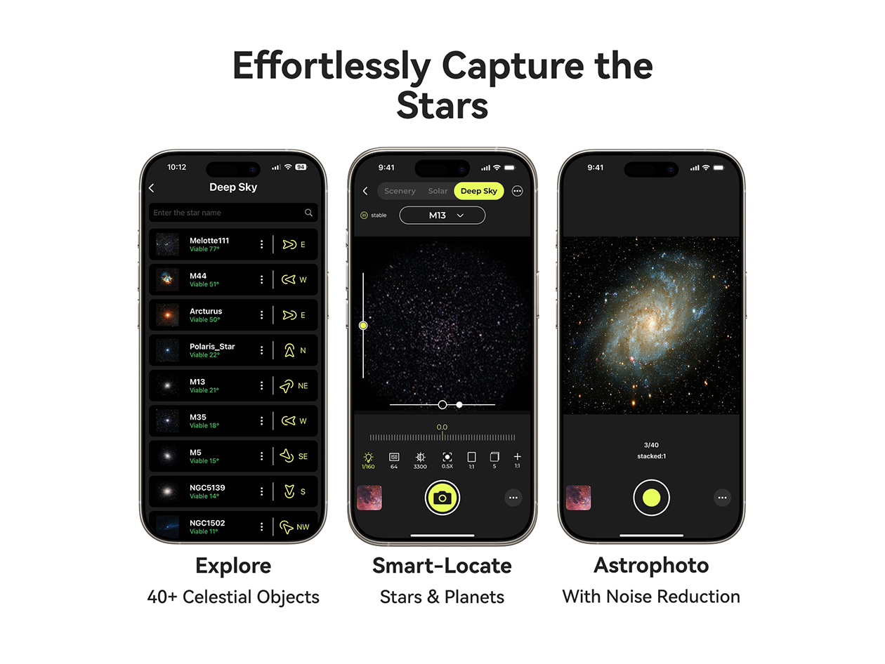 Viztalab Smartphone-Based AI Telescope (Combo Max)