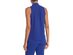 Calvin Klein Women's Tie-Neck Sleeveless Blouse Blue Size Small