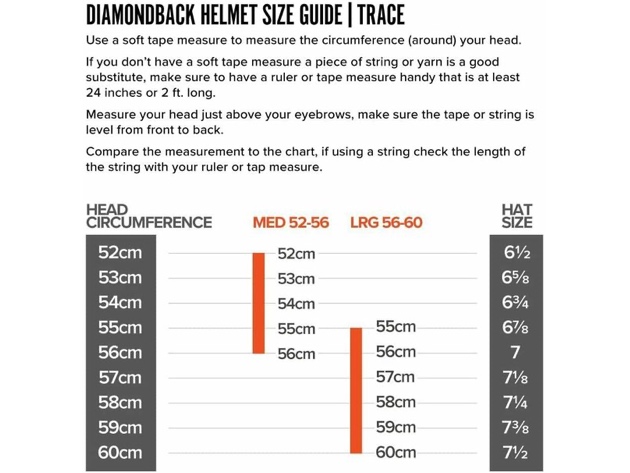Diamondback Trace Adult Bike Helmet Large 58-61cm - Blue (New)