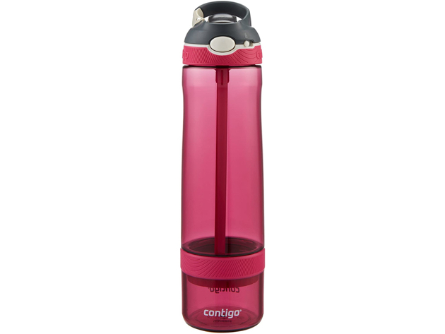 Contigo 2001495 AUTOSPOUT Straw Ashland Water Bottle with Infuser, 26 oz., Very Berry - Pink