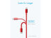 Anker Premium Double-Braided Nylon USB-C to USB-A Cable Red
