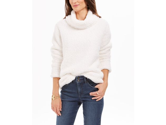 Sherpa cowl neck online sweater