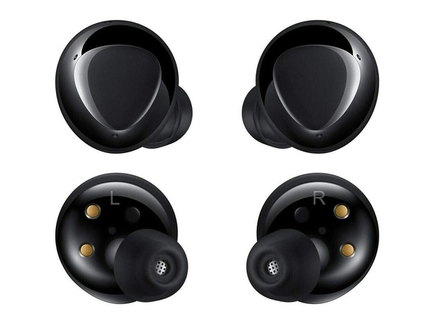 Samsung Galaxy Buds+ Plus True Wireless Earbuds with Improved Battery and Call Quality (Wireless Charging Case Included) (International Version) - Black