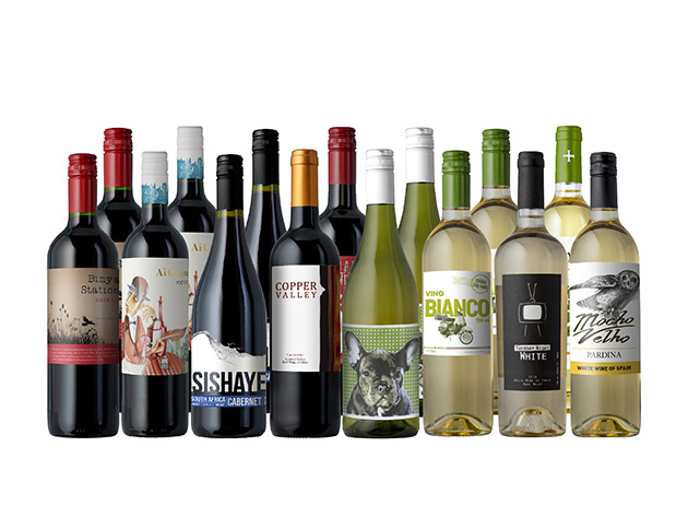 Splash Wines Best Selling Summer Bundle: 15 Bottles of Wine Voucher