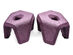 Stuul®: Two-Piece Toilet Stool (Beetroot)