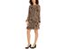 Anne Klein Women's Tiered Zebra Print Dress Beige Size 2
