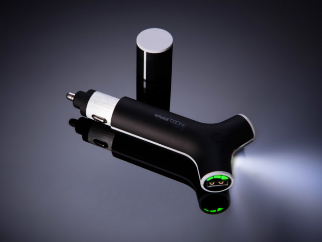 T-BONE All-In-One Car Charger, Light & Battery Pack 