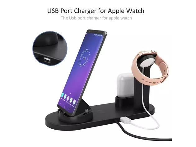 6-in-1 Device Charging Station Grey