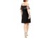 MSK Women's Illusion-Mesh Off-The-Shoulder Dress Black Size Medium