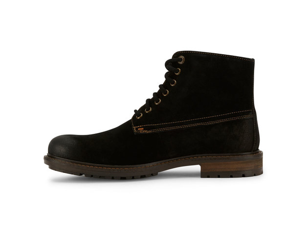 Levi's Mens Sheffield Suede Leather Fashion Casual Boot - 10 M Black