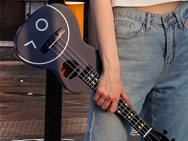 Populele Q2 Smart Concert Ukulele (Emoji Edition)