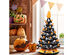 15 Inch Pre-Lit Ceramic Hand-Painted Tabletop Halloween Tree