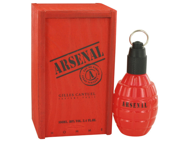 ARSENAL RED by Gilles Cantuel Eau De Parfum Spray (New) 3.4 oz for Men