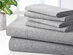 Bamboo Blend Chambray Sheet Set (Silver/Full)