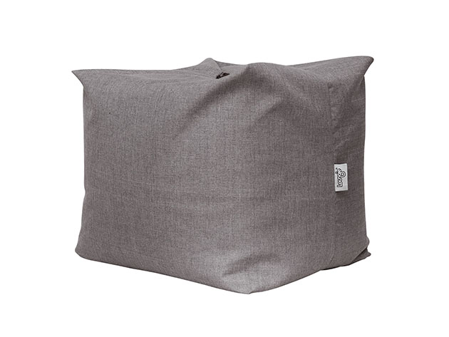 Loungie® Magic Pouf 3-in-1 Convertible Bean Bag (Grey Linen)