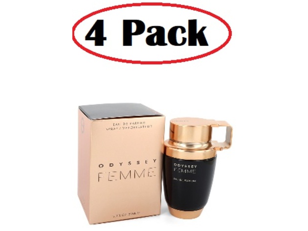 4 Pack of Odyssey Femme by Armaf Eau De Parfum Spray 2.7 oz