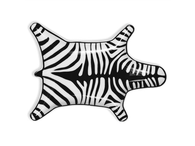 Jonathan Adler Zebra Stacking Dish - Black and White