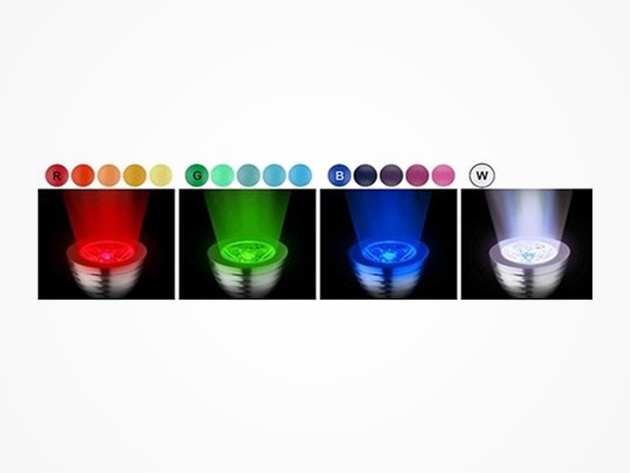 Multi-Color LED Light Bulbs with Remote: 2-Pack
