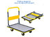 Costway 660lbs Folding Platform Cart Dolly Push Hand Truck Moving Warehouse Foldable