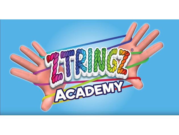 Ztringz Original Bright Color Rainbow Rope Finger Twist Toy, For Kids Ages 5 Years and Up