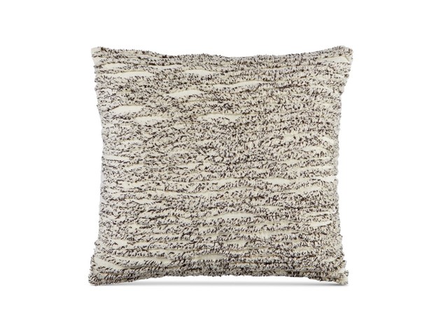 Whim by Martha Stewart Collection Cotton Tufted Chenille Stripe 20'' Square Decorative Pillow