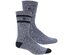 Timberland Men's 2-Pk. Marled Striped Boot Socks Black Size Regular