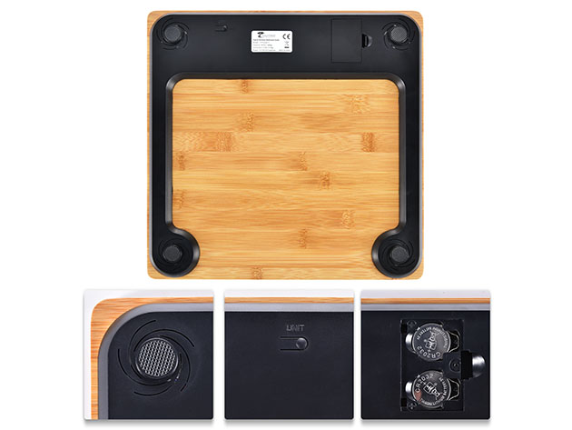 Digital Bamboo Bath Scale