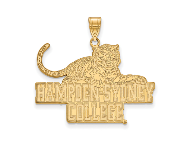 NCAA 14k Yellow Gold Hampden Sydney College XL Pendant