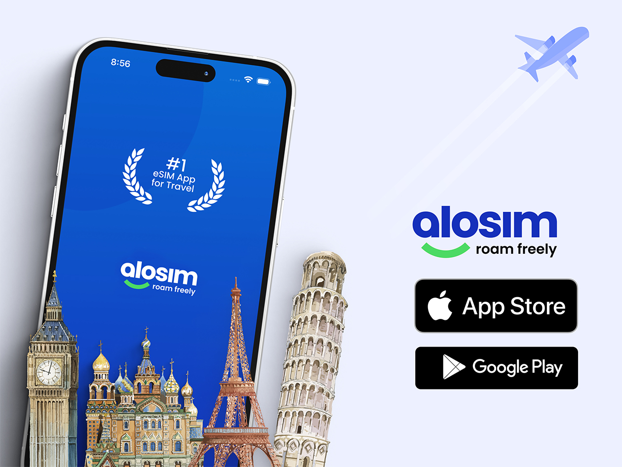 aloSIM Traveler's Mobile Data Plan: $150 Credit