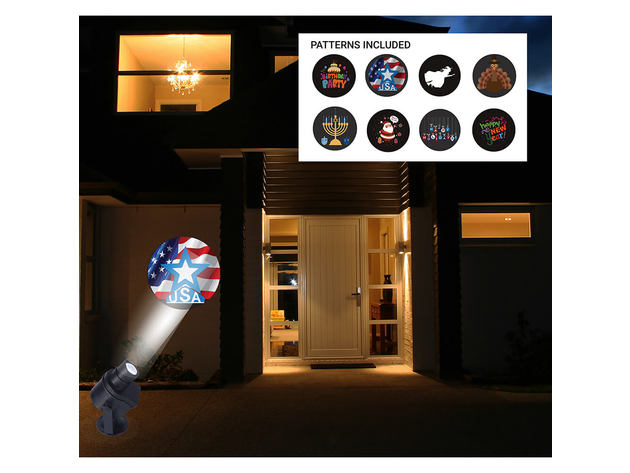 QFX LL14 Indoor/Outdoor LED Light Projector