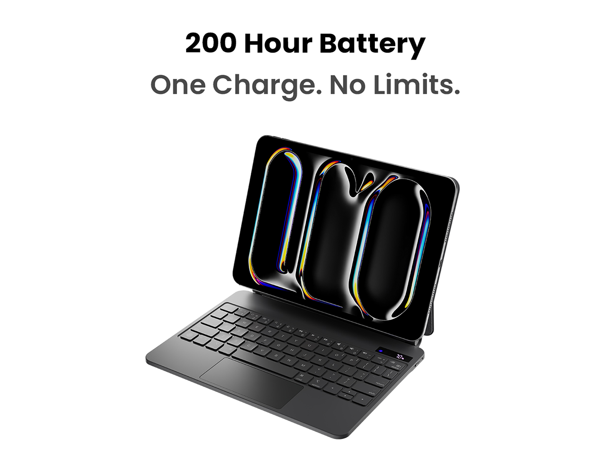 SpacePad iPad Keyboard for Air 11" (24/25), Air 5th/4th Gen, Pro 11" (18-22)