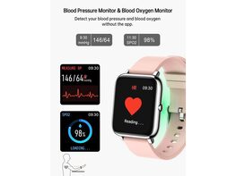 Smart Watch, Popglory Smartwatch with Blood Pressure, Blood Oxygen Monitor
