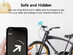 Anti-Theft Bike Bell with Tracker - Works with Apple Find My