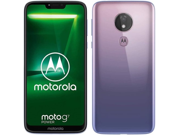 Motorola Moto G7 Power 64GB/4GB MicroSD Dual SIM 6.2" Factory Unlocked - Violet (Used, Open Retail Box)